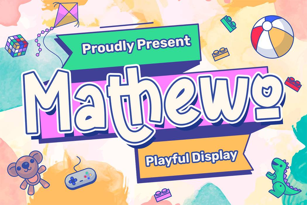 Mathewo Playful Font sample