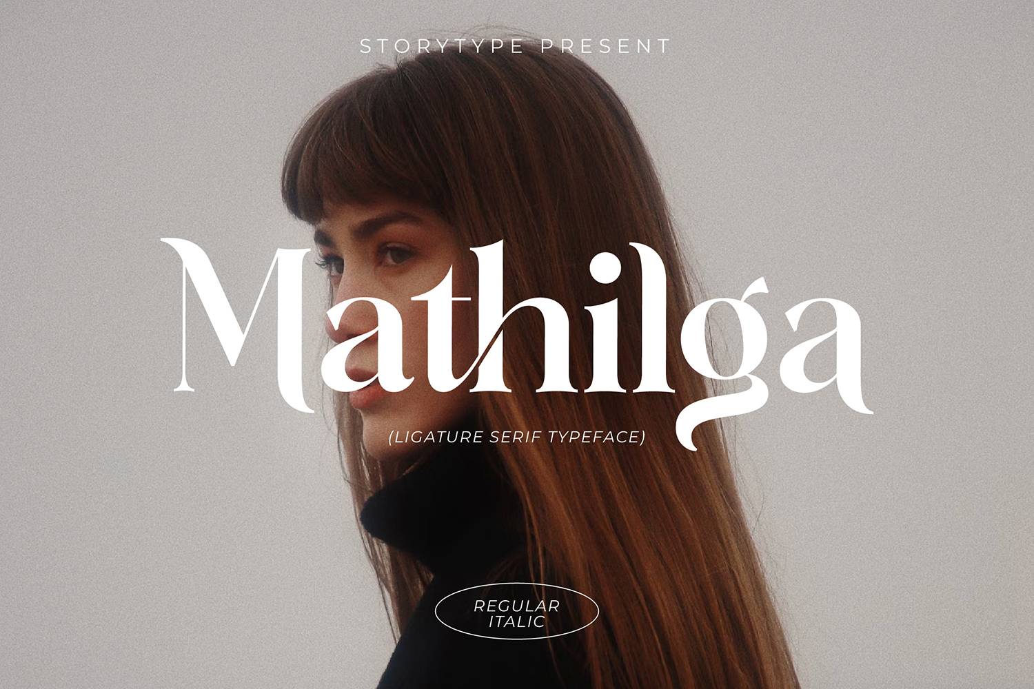 Mathilga Font sample