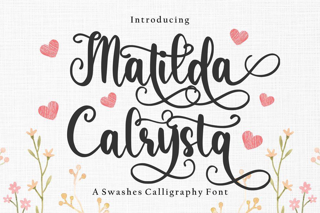 Matilda Calrysta Font sample