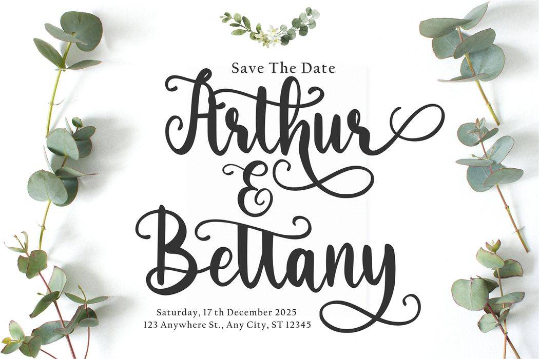 Matilda Calrysta Font sample