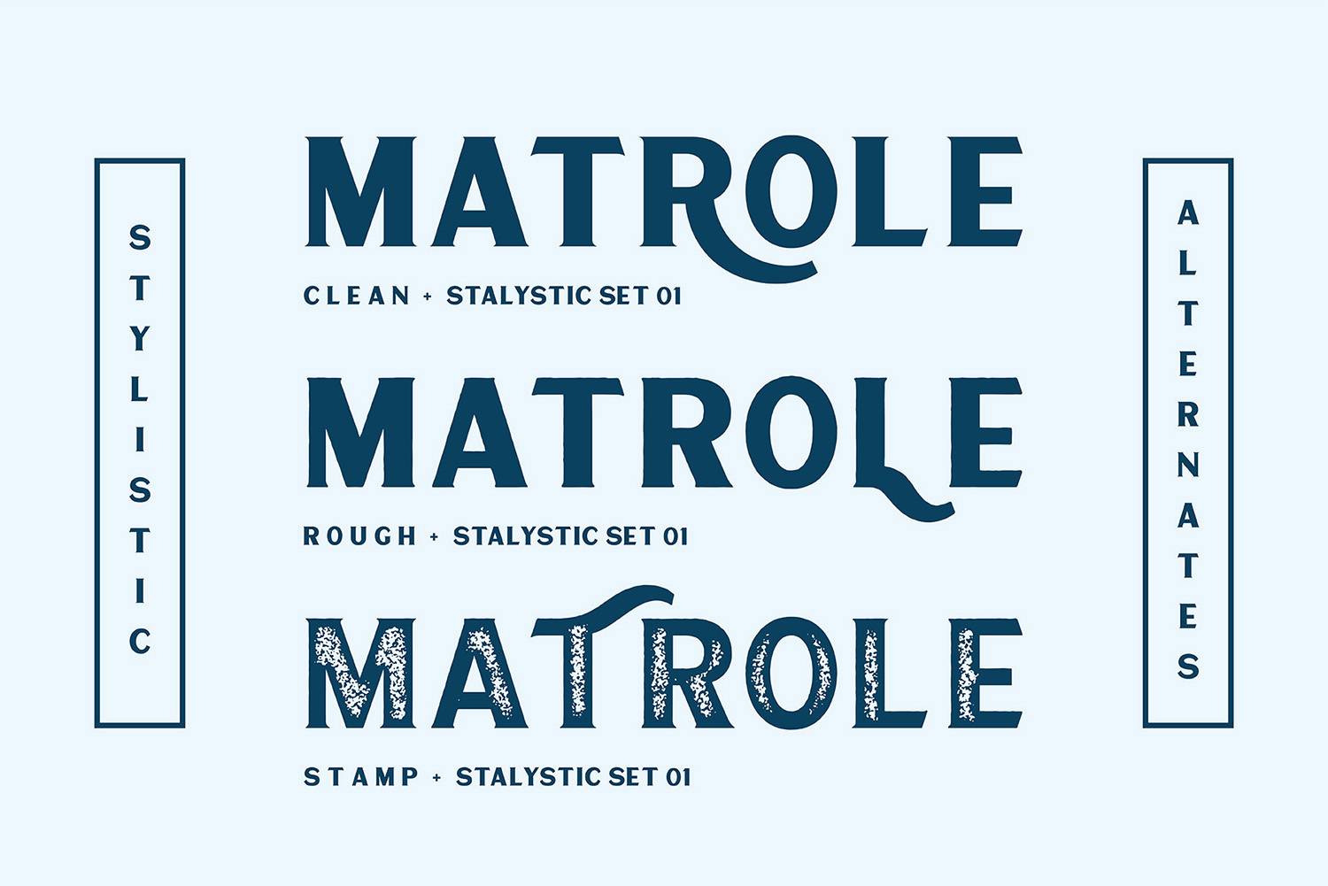 Matrole Font sample