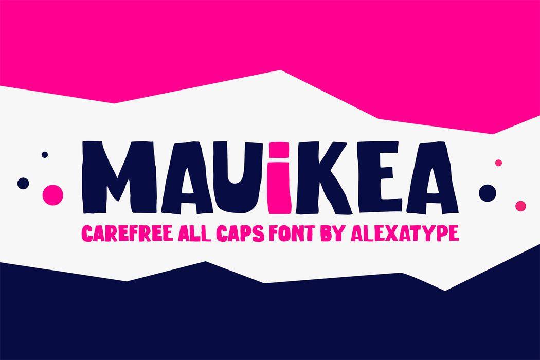 Mauikea Font sample