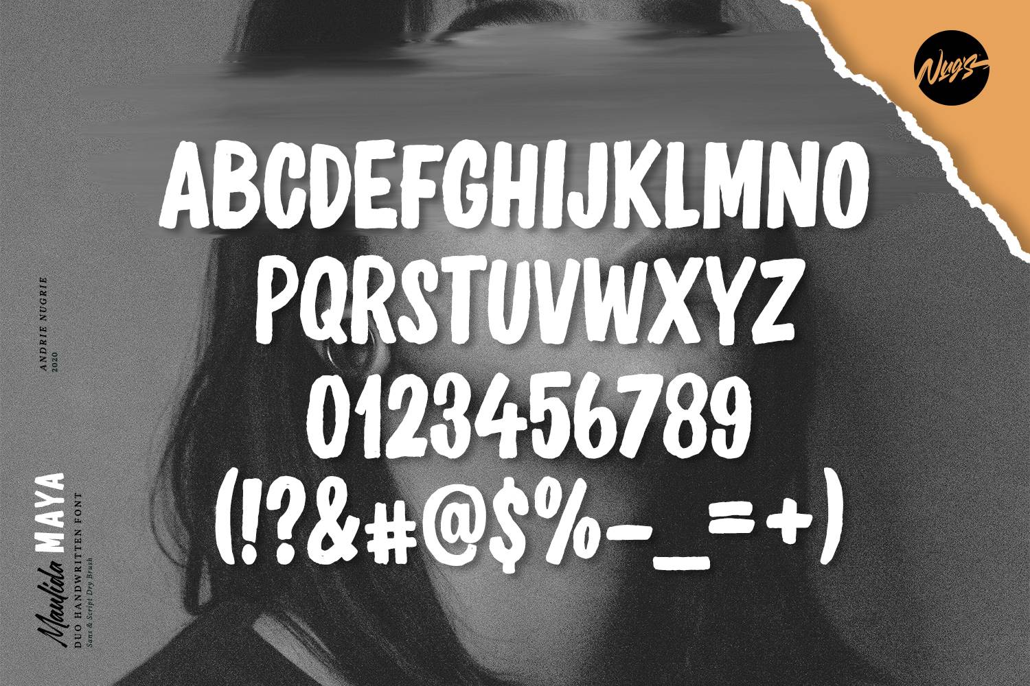 Maulida Maya Font sample