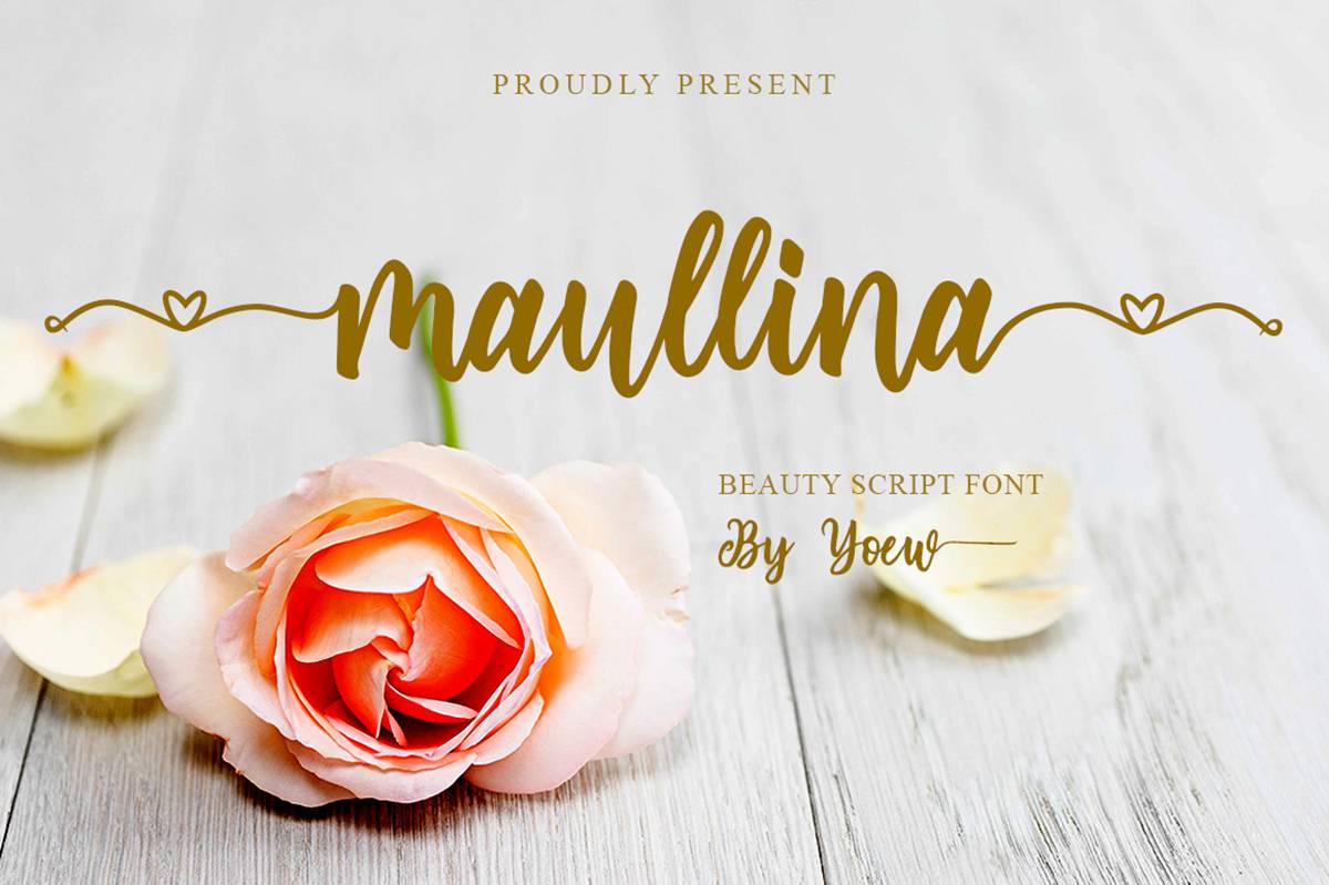 Maullina Font sample