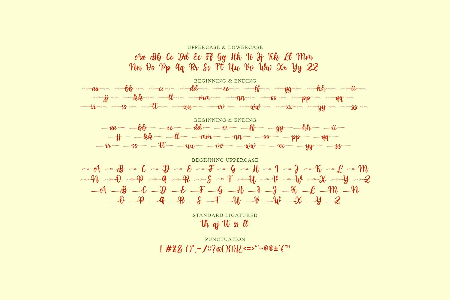 Maullina Font sample