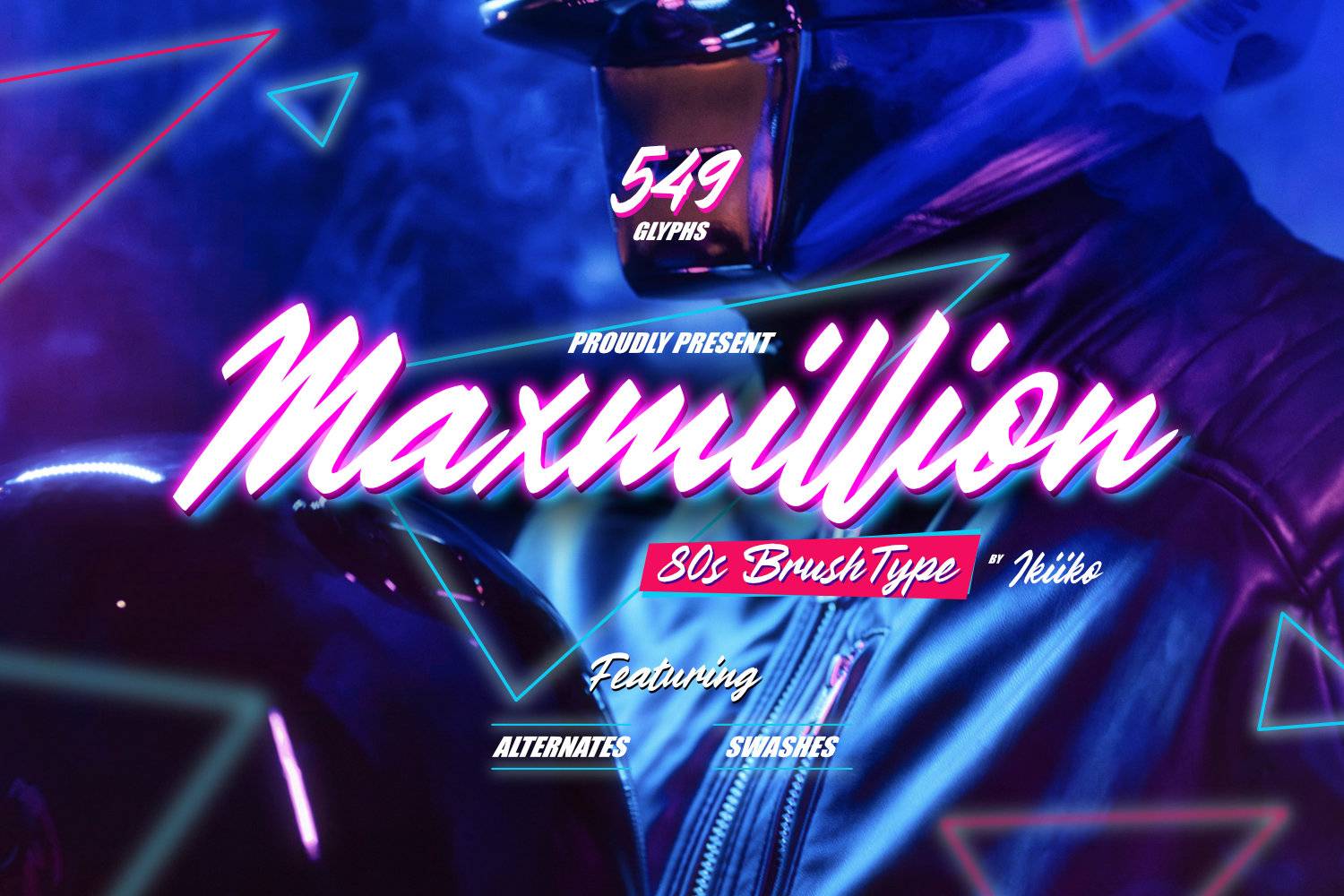 Maxmillion Font sample