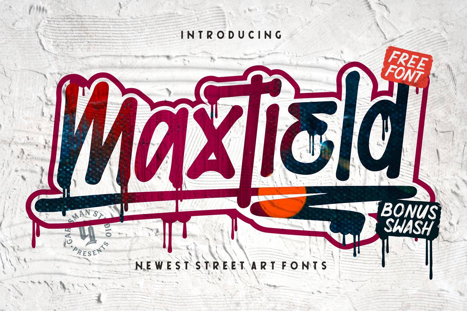 Maxtield Font sample