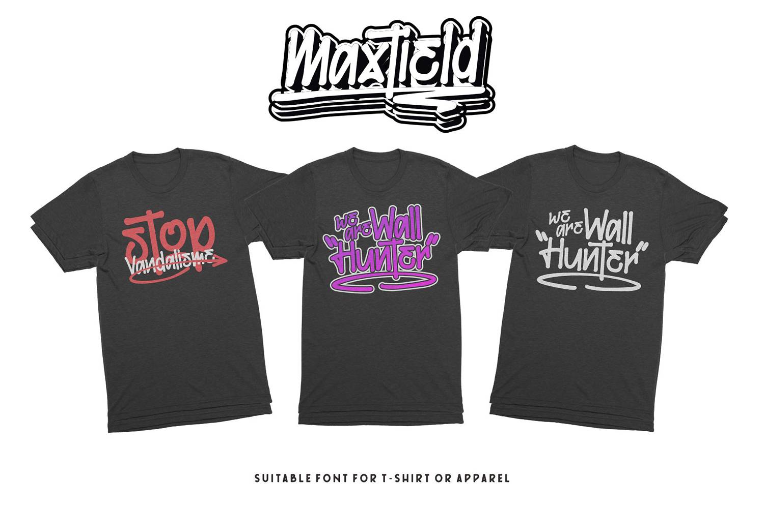 Maxtield Font sample