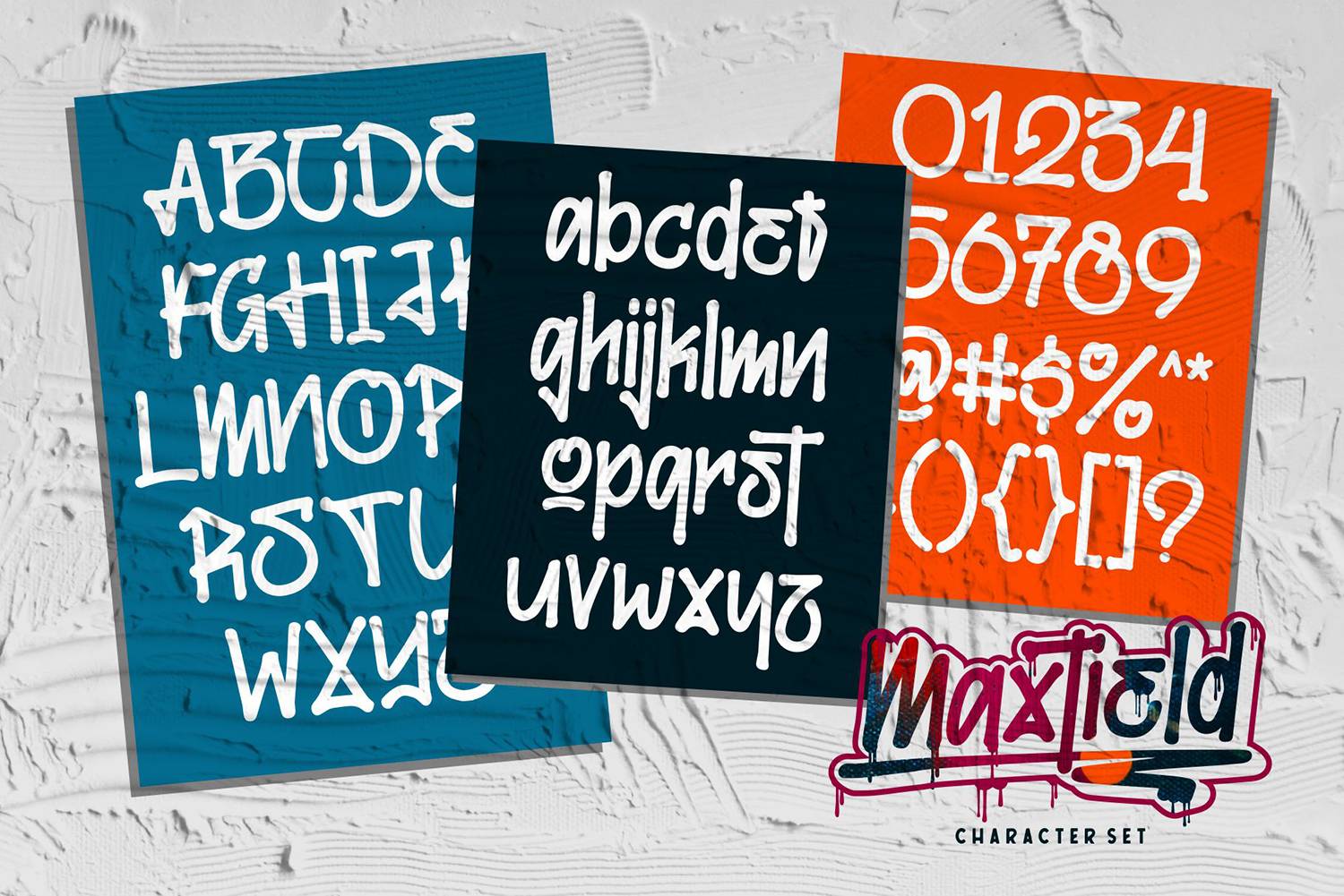 Maxtield Font sample