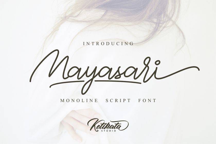 Mayasari Font sample