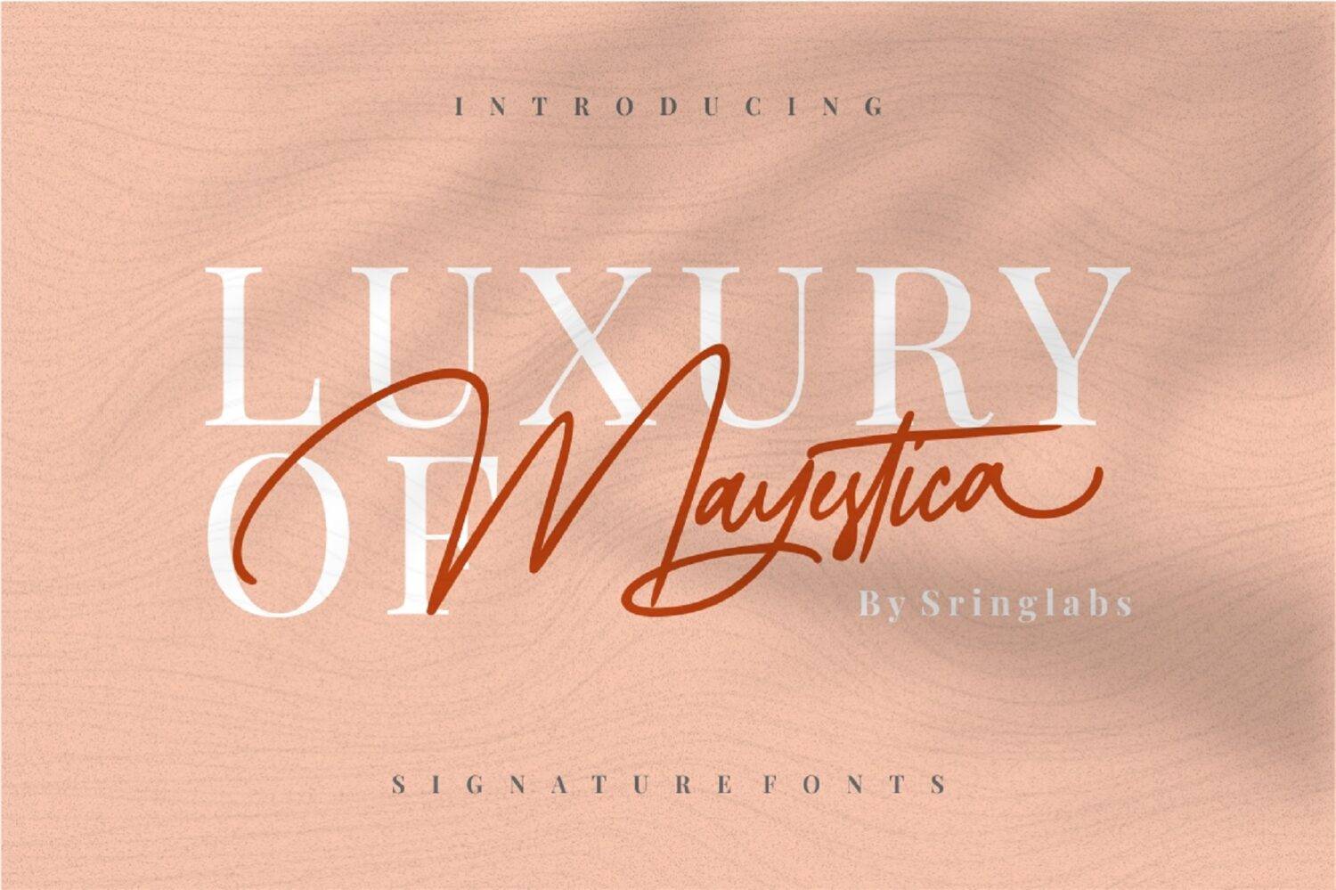Mayestica – Luxury Signature Font sample