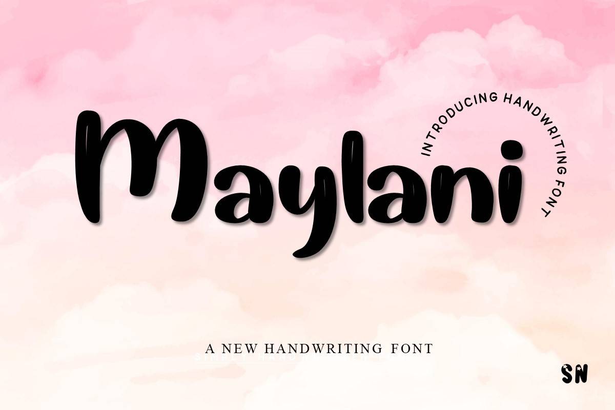 Maylani Font sample