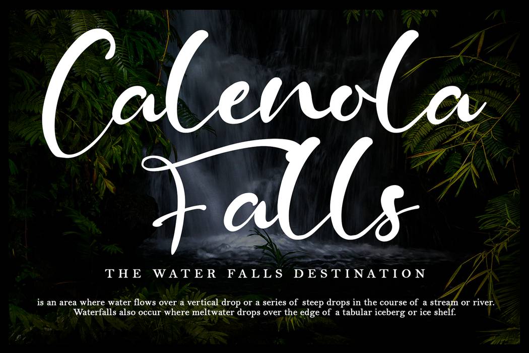 Maystone Font sample
