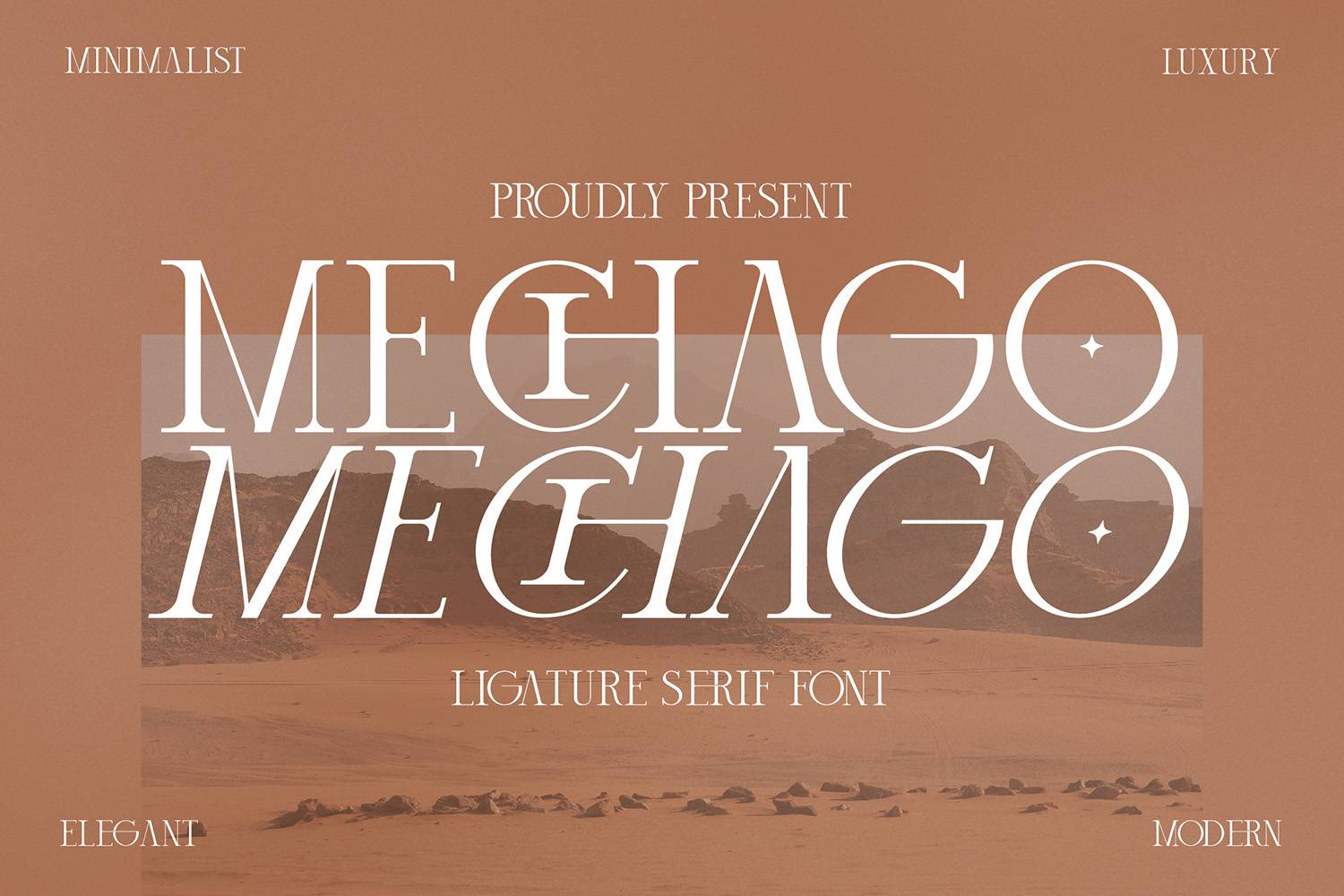 Mechago Font sample