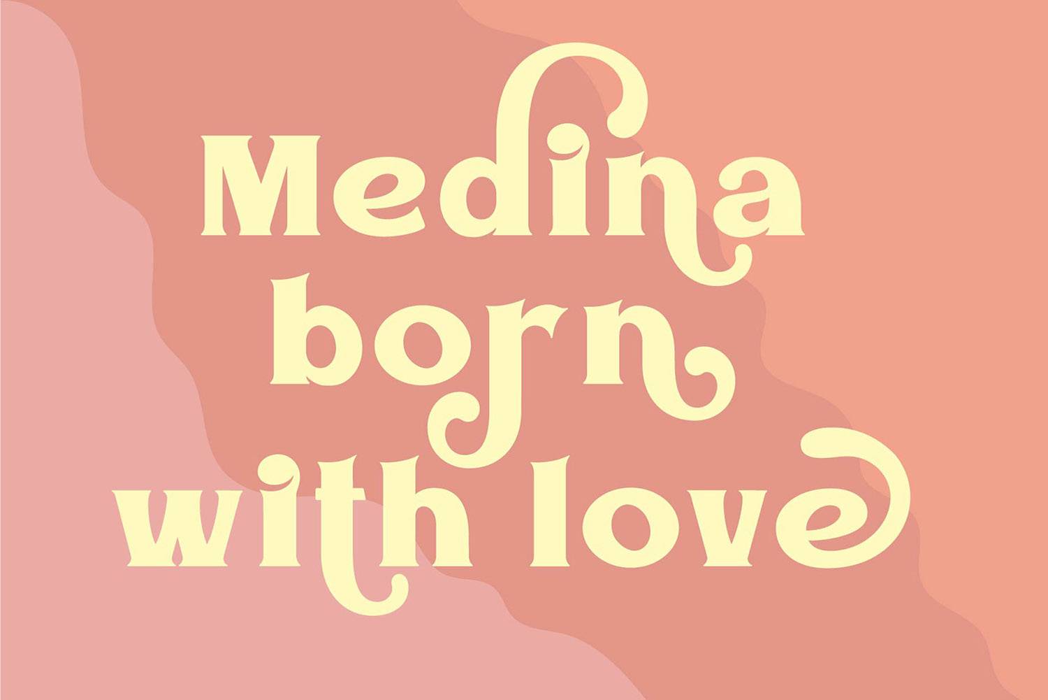 Medina Font sample