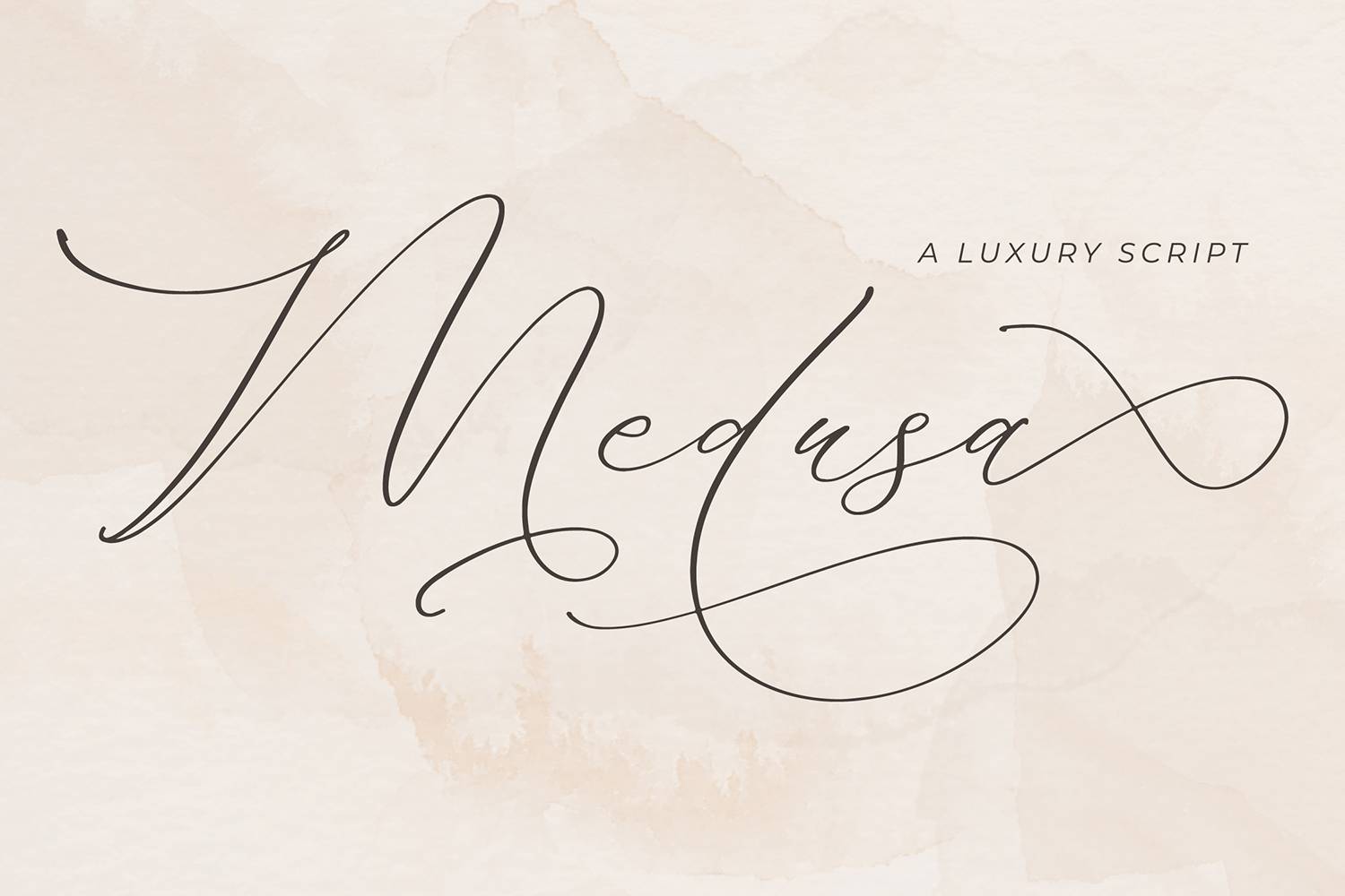 Medusa Font sample