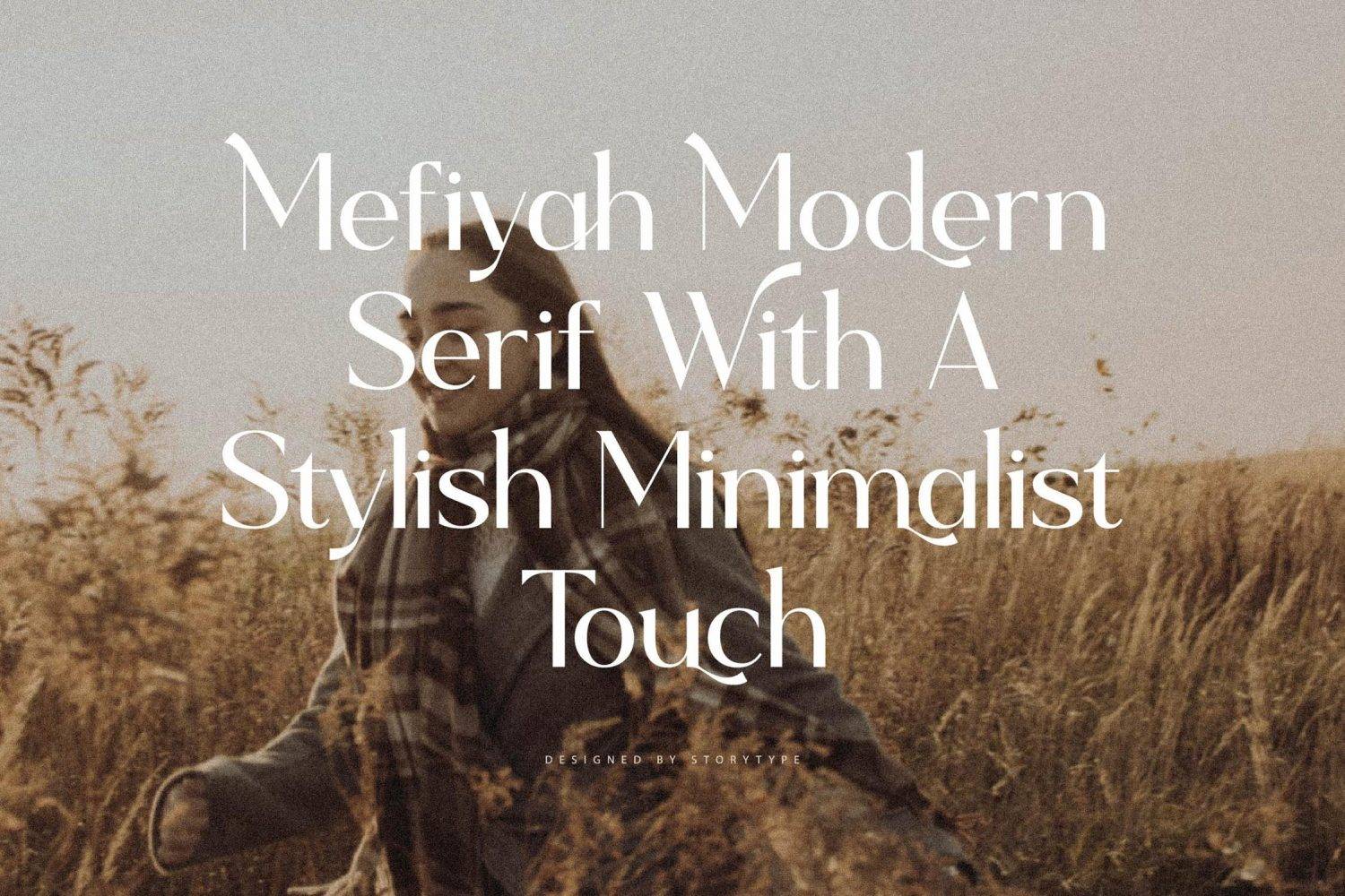 Mefiyah Font sample