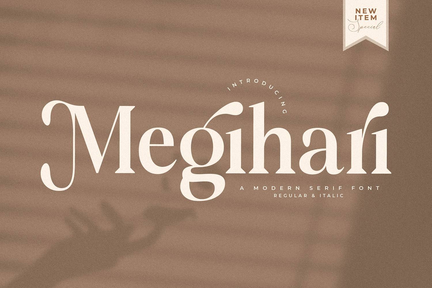 Megihari Font sample