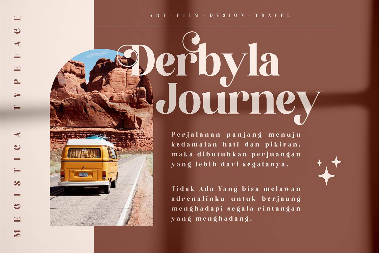 Megistica Font sample