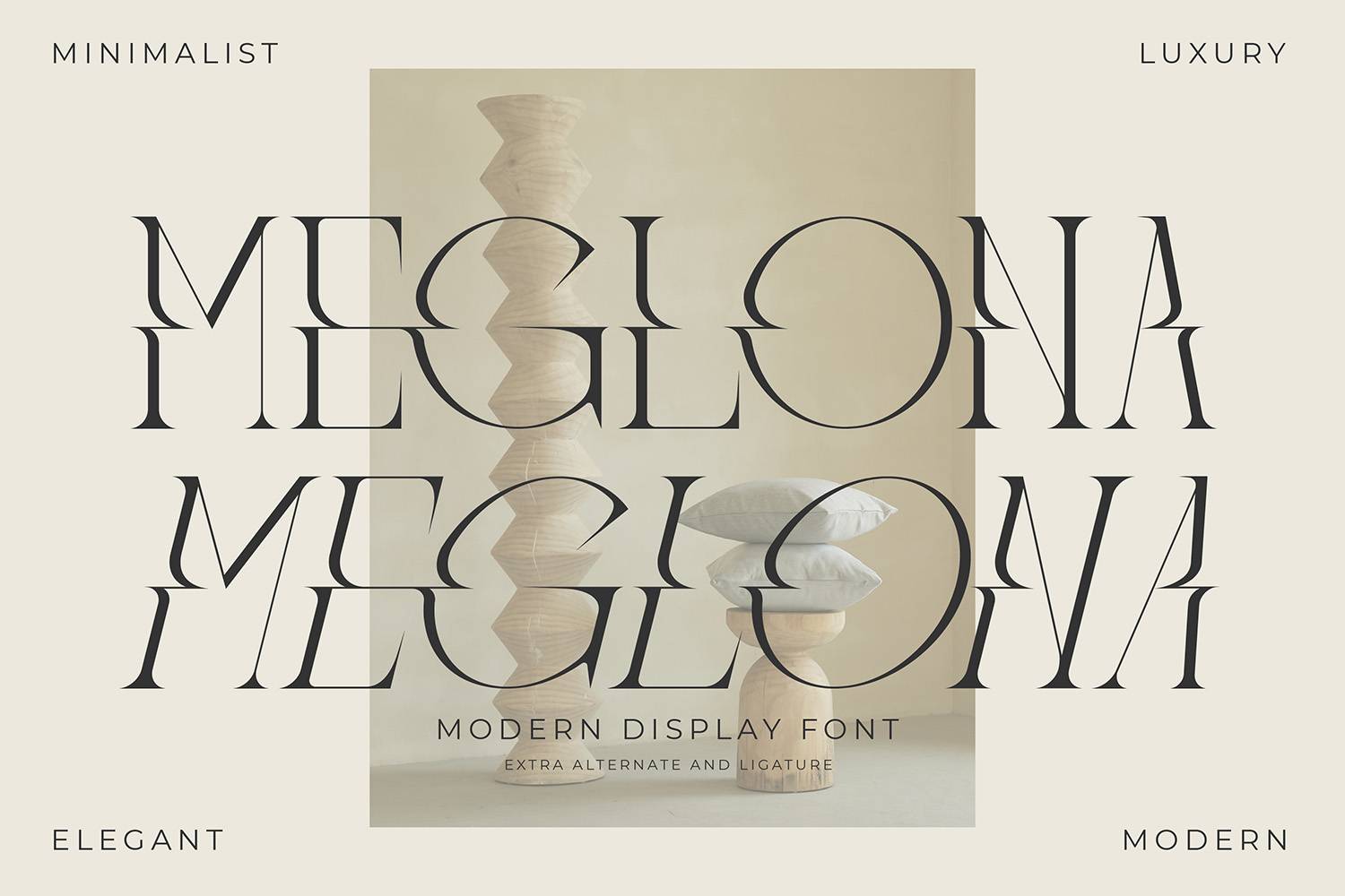 Meglona Font sample