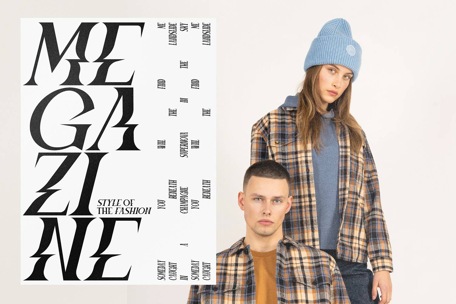 Megphis Font sample