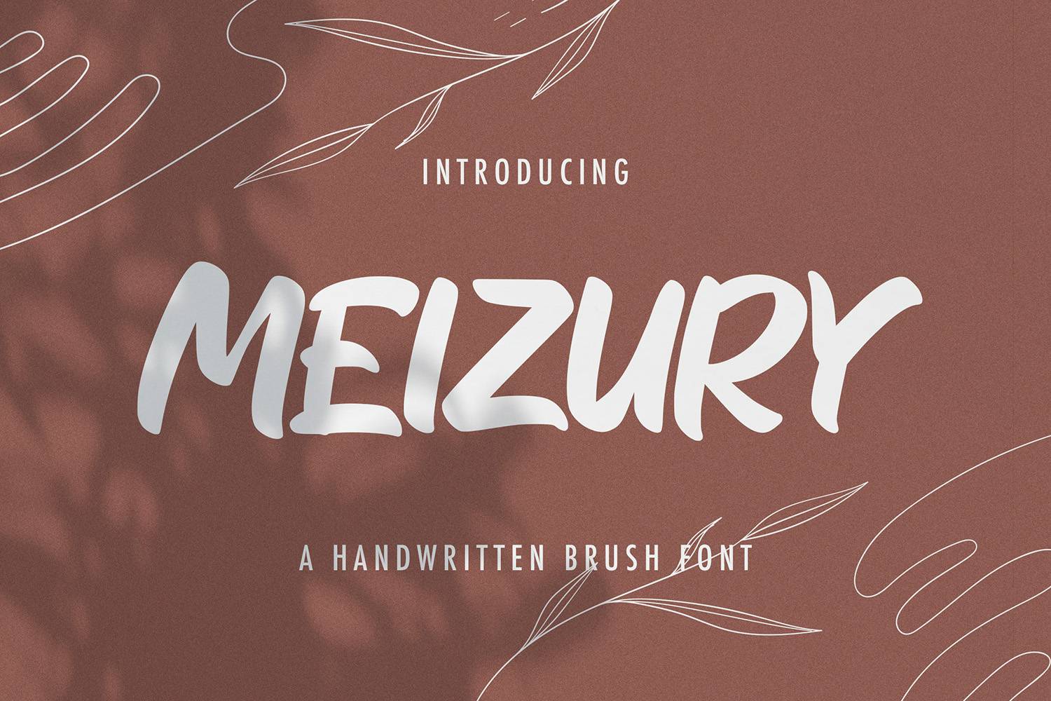 Meizury Font sample