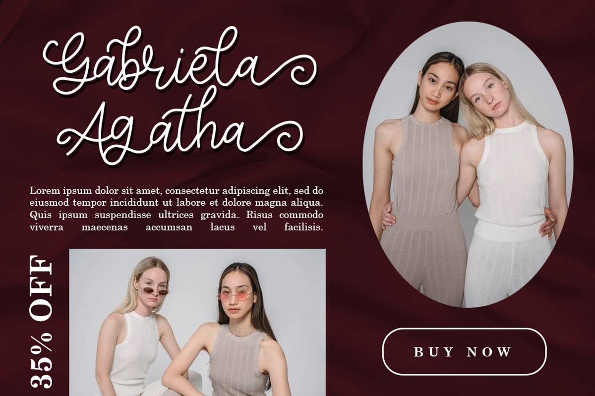 Melanie Rose Font sample