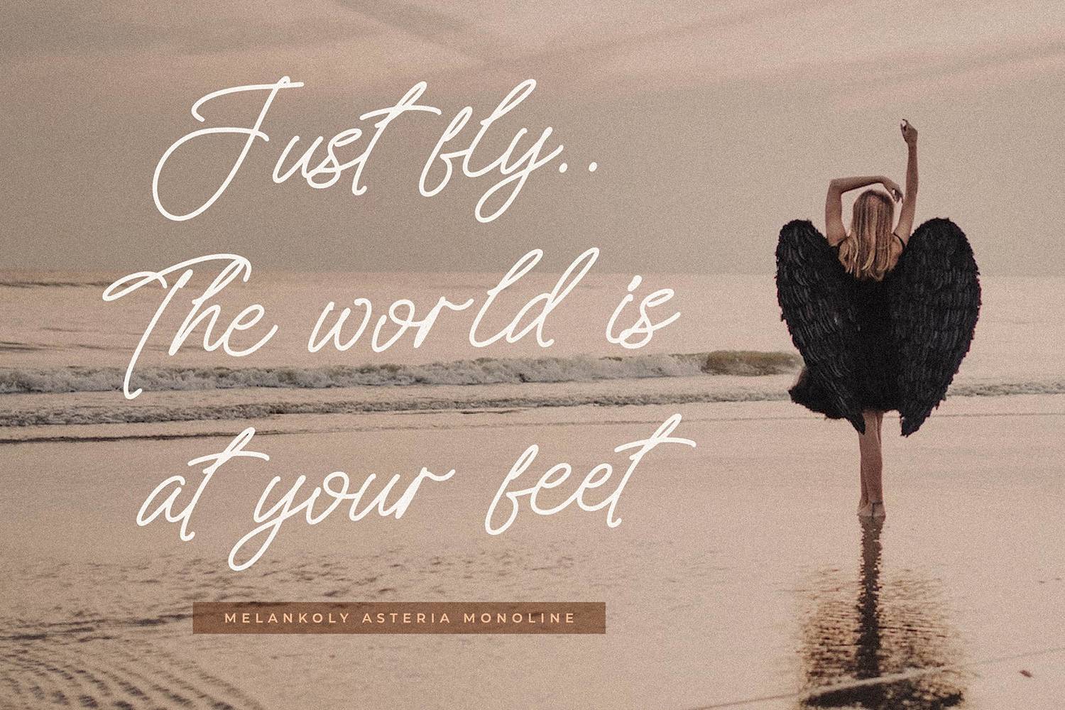 Melankoly Asteria Font sample