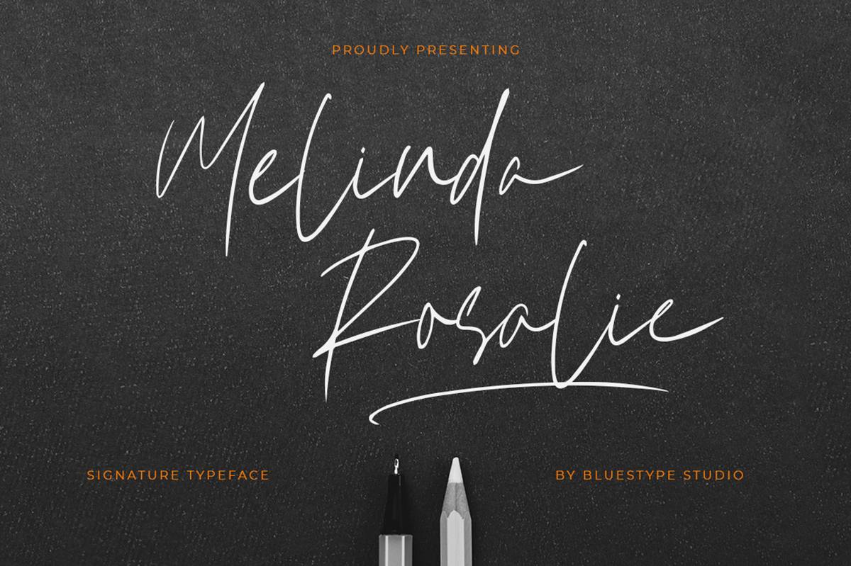 Melinda Rosalie Font sample
