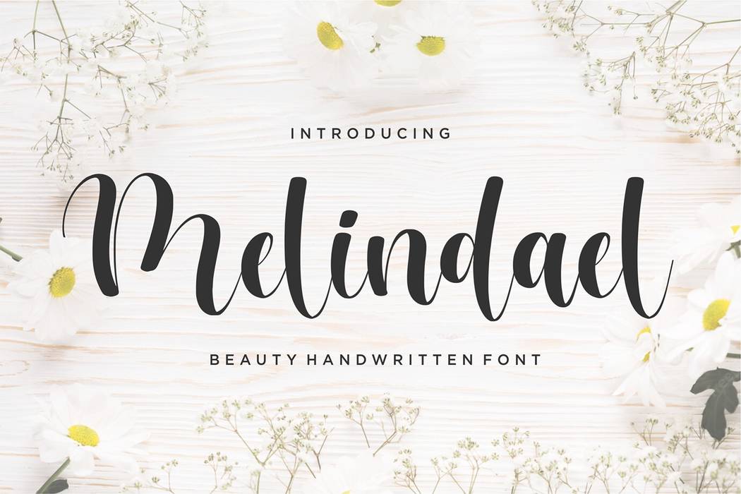 Melindael Font sample