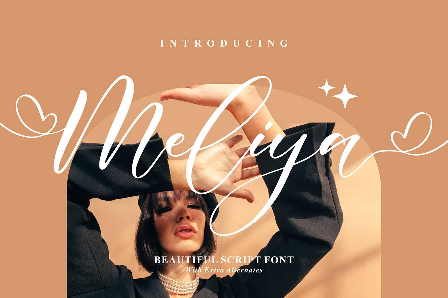 Meliya Font sample