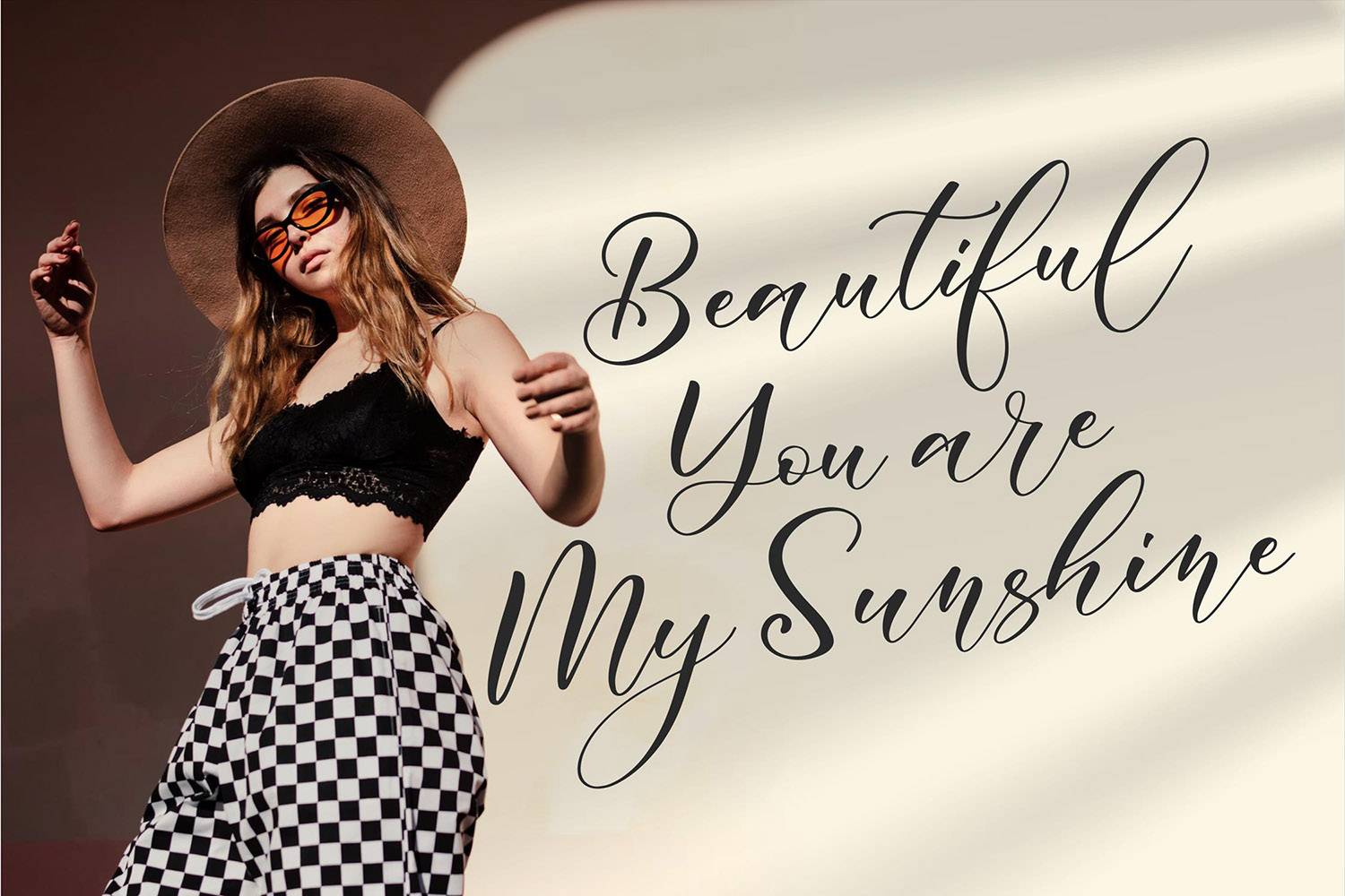 Meliya Font sample