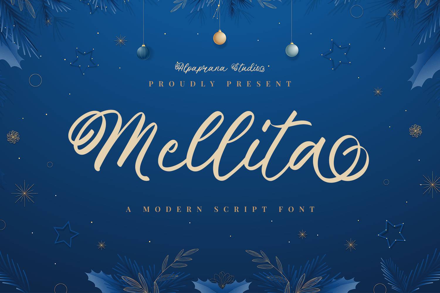 Mellita Font sample