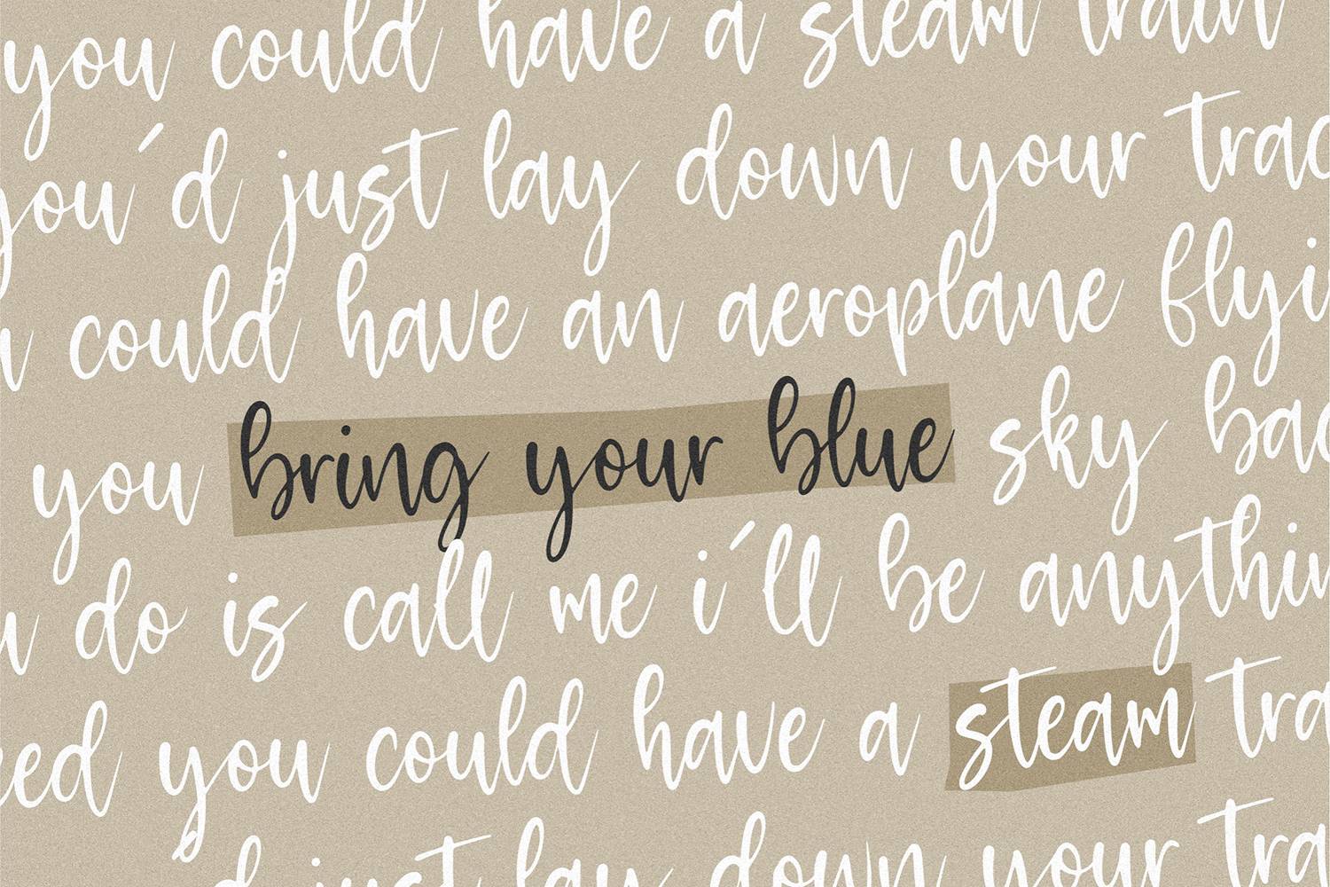 Melodicstar Font sample