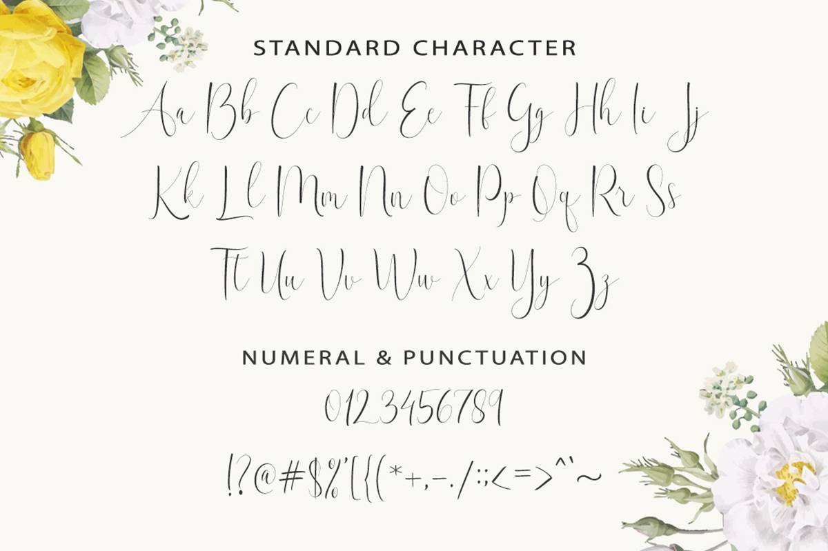 Melodylan Script Font sample