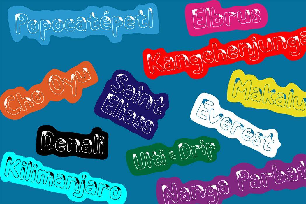Melt Fuji Font sample