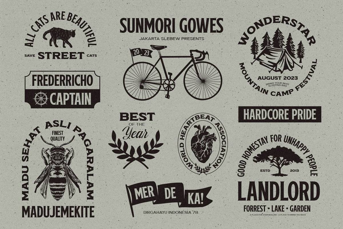 Melvins Font sample