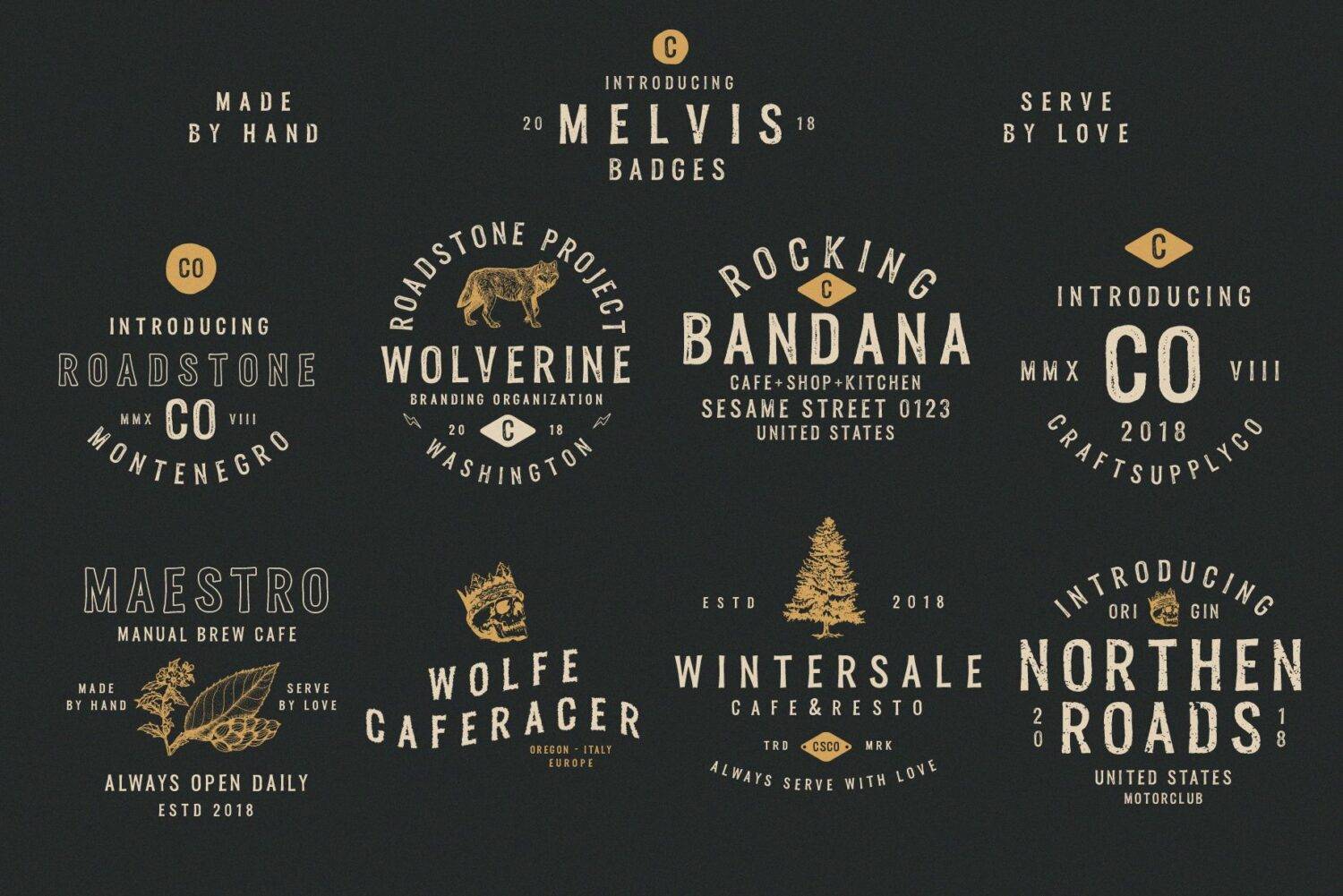 Melvis Font sample