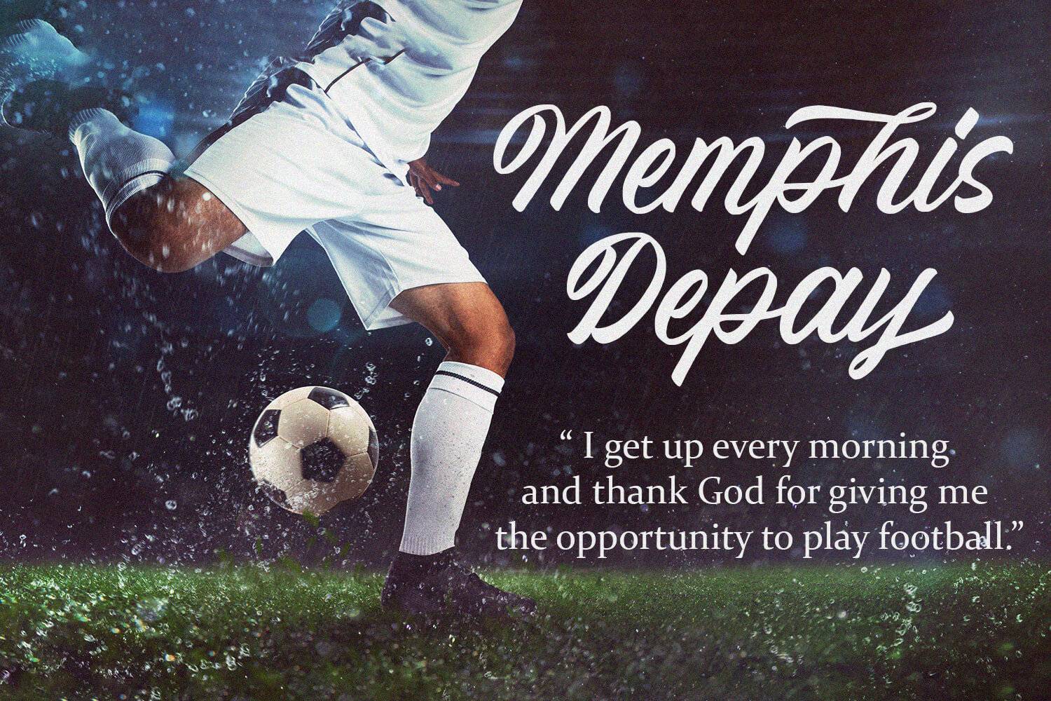 Memphis Font sample