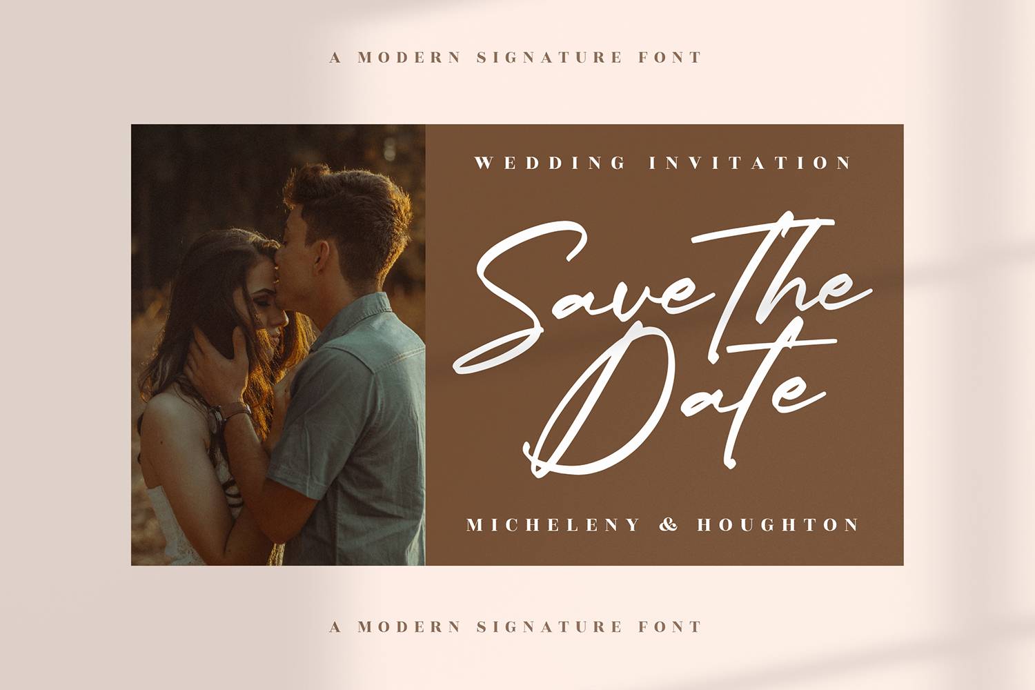 Mendoja Browning Font sample