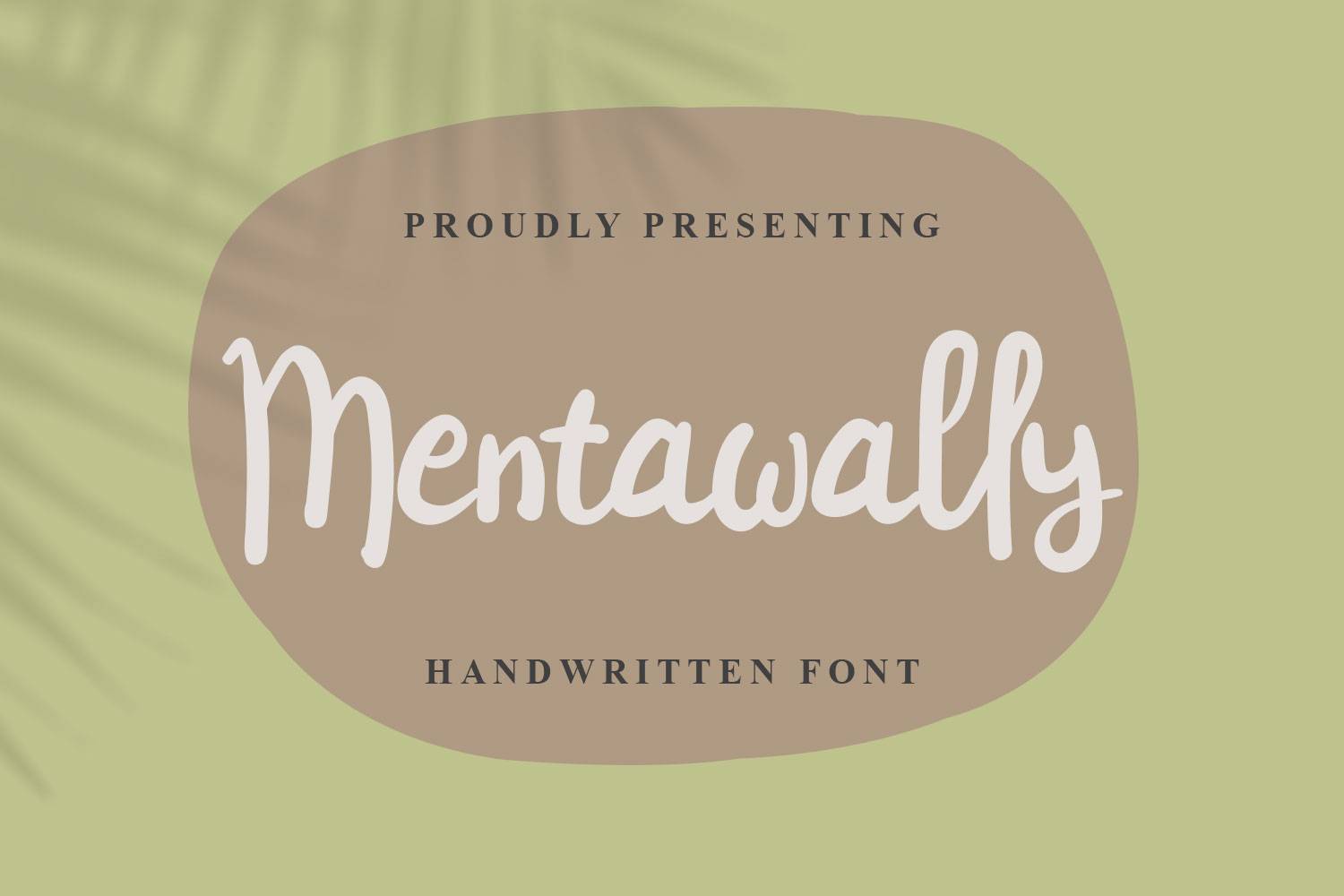 Mentawally Font sample