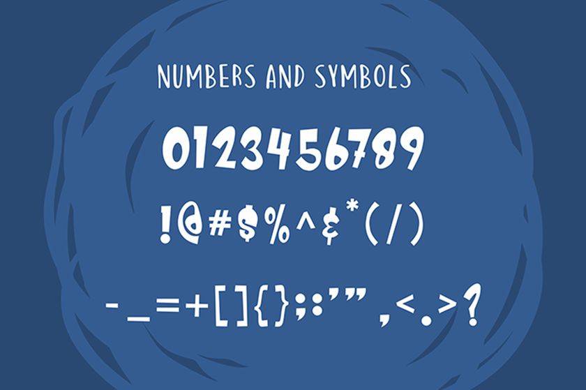 Meowza Font sample