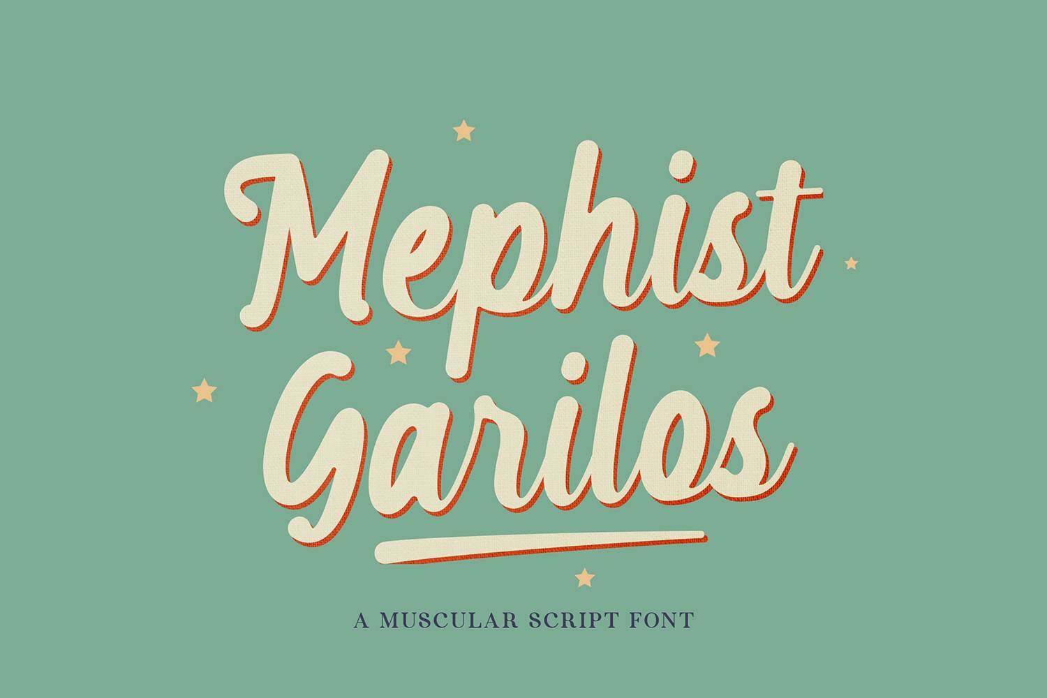 Mephist Garilos Font sample