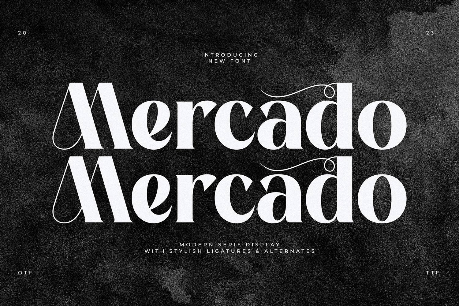 Mercado Font sample