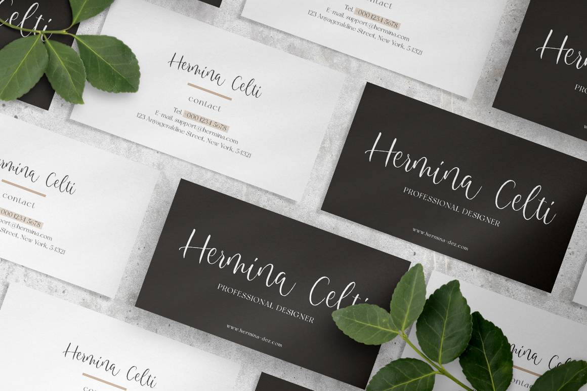 Merellian Font sample