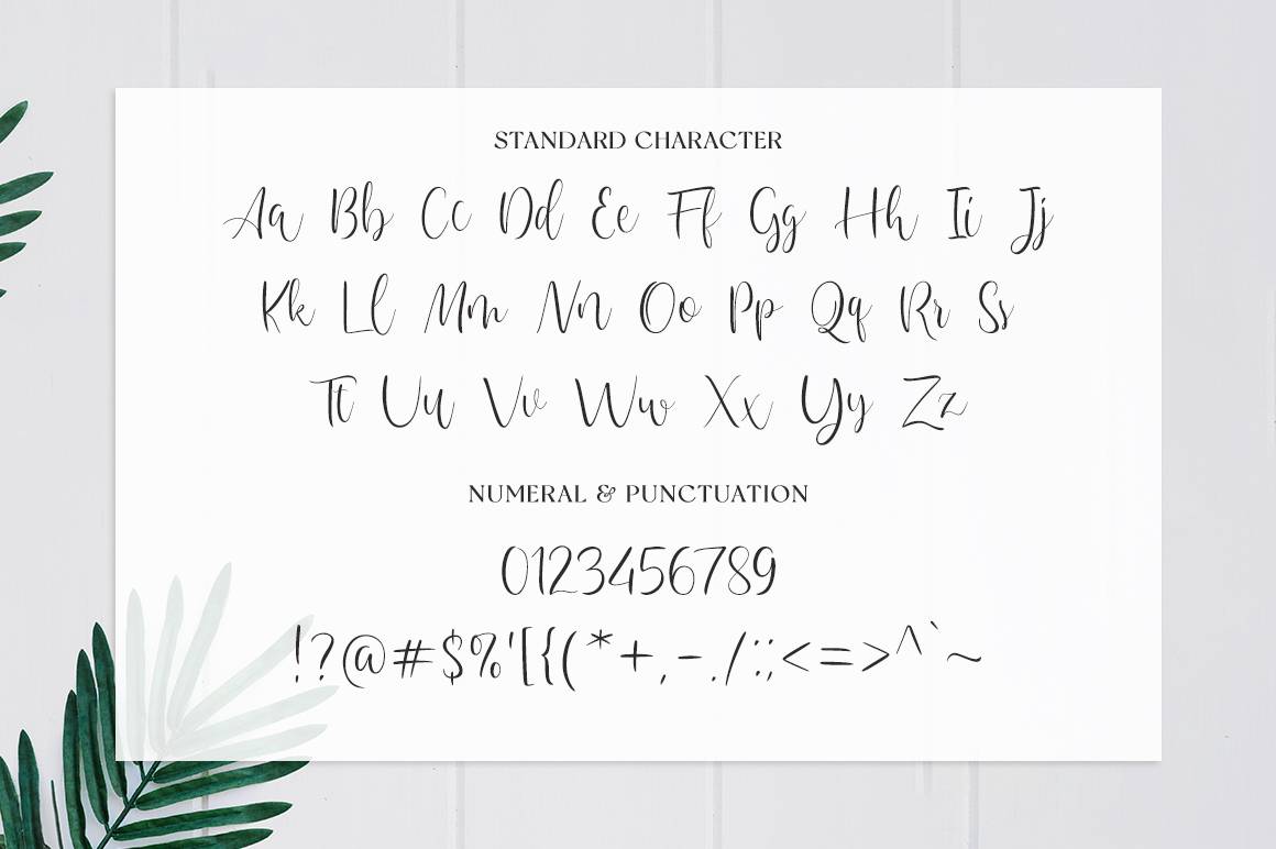 Merellian Font sample