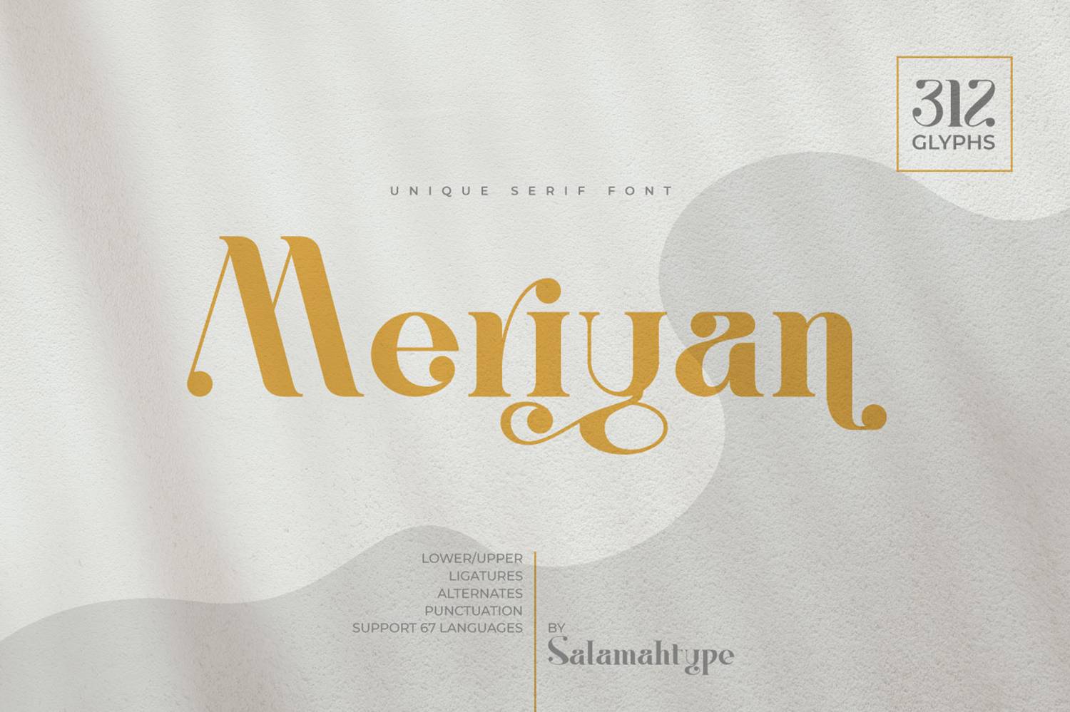 Meriyan Font sample