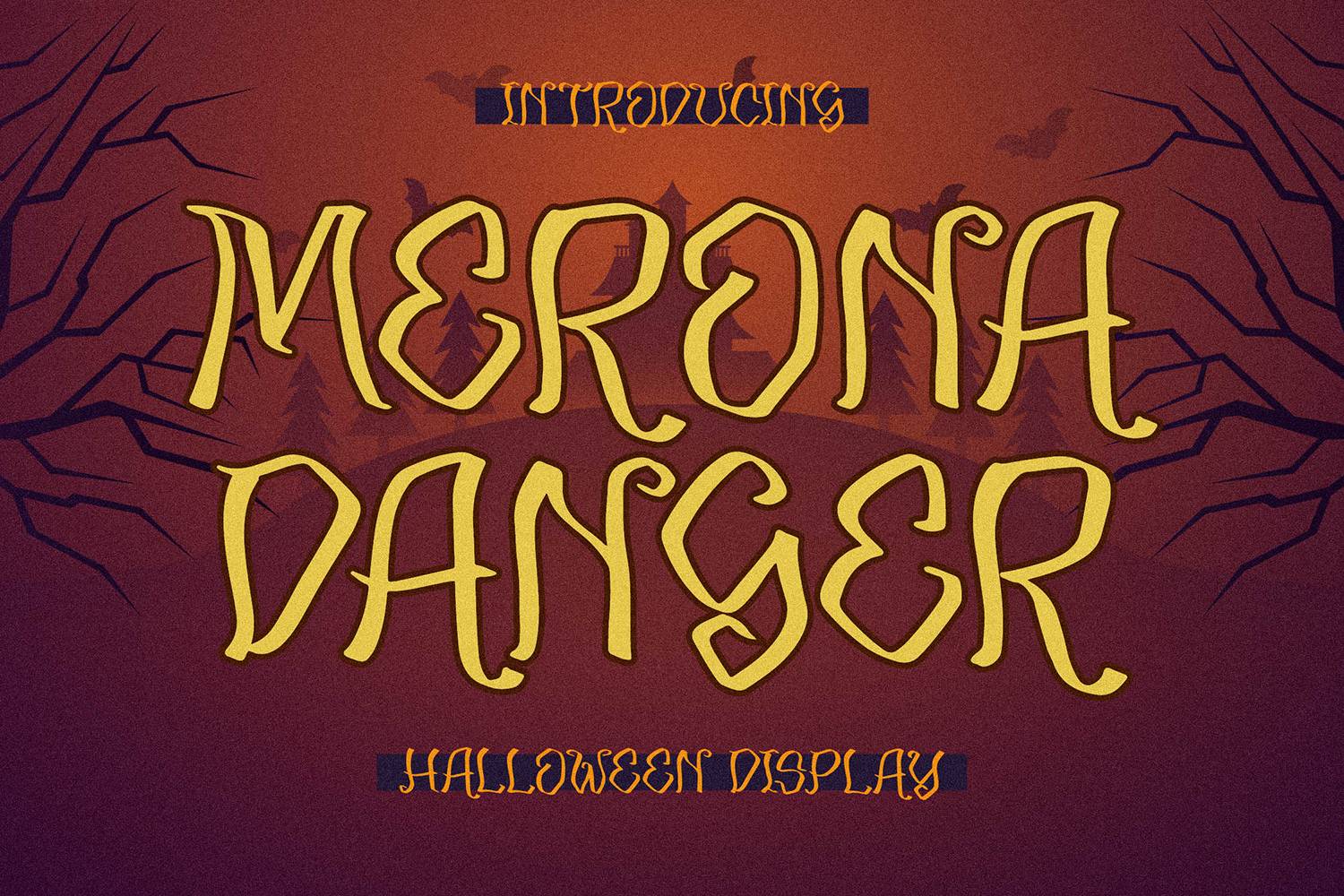 Merona Danger Font sample
