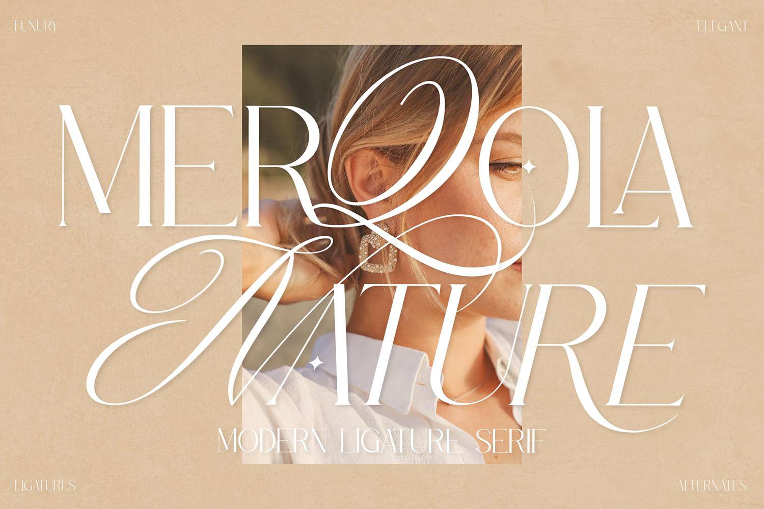 Merqola Nature Font sample