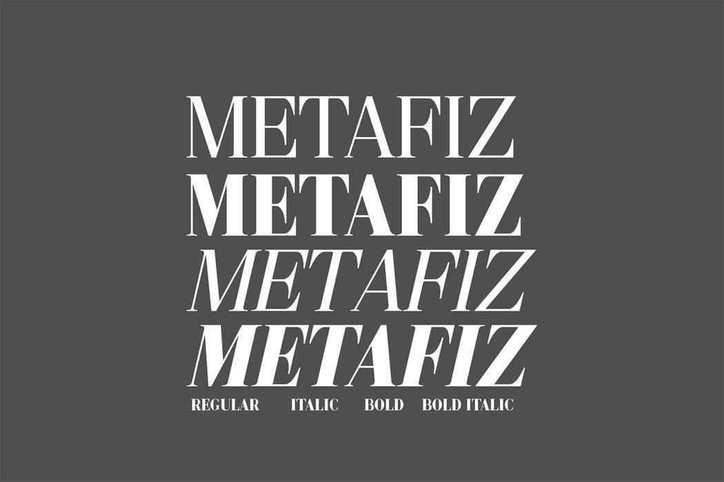 Metafiz Elegant Font sample